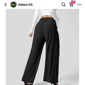 Halara Waffle wide leg Causal Pants 2